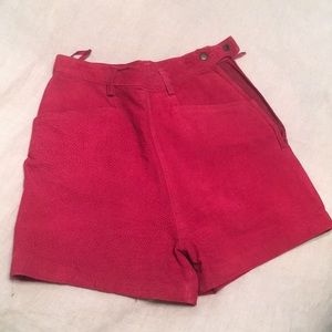 Wilson’s vintage suede shorts
